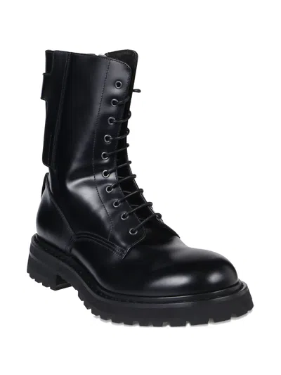 Premiata Lace-up Boots In Black