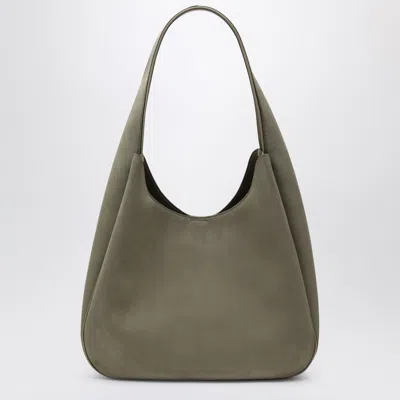 Stella Mccartney Large Khaki Hobo Bag With Logo