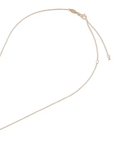 Dolce & Gabbana 18k Yellow Gold Devotion Diamond And Pearl Necklace In Gold