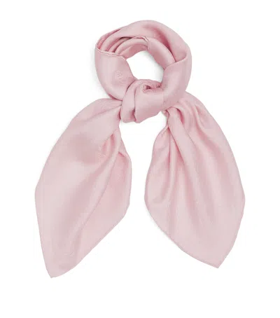 Alexander Mcqueen Silk Sailor Tattoo Jacquard Scarf
