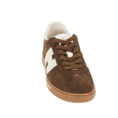 Hogan Rubber Sole Suede Finish Sneakers