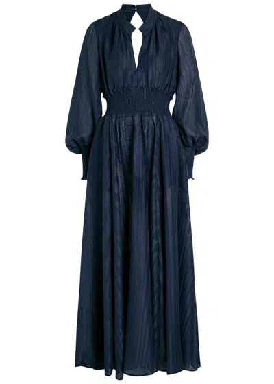 Luxe De Valentina Horizon Embroidered Maxi Dress