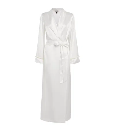 Gilda & Pearl Silk Girl Loves Pearl Long Robe