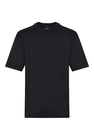 Y-3 Logo T-shirt In Black