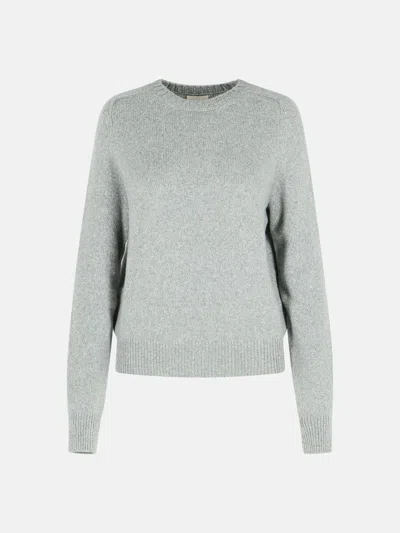 Khaite 'nera' Grey Cashmere Sweater