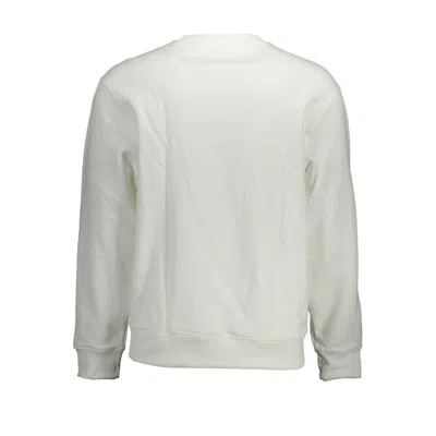 Calvin Klein Elegant White Cotton Sweater For Men In White