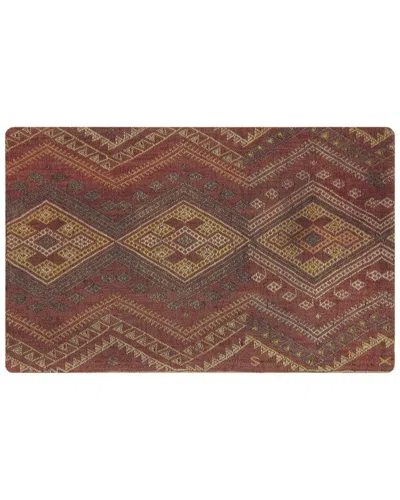 Pasargad Home Vintage Turkish Kilim Wool Pillow Case In Brown