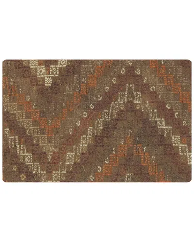Pasargad Home Vintage Turkish Kilim Wool Pillow Case In Multi