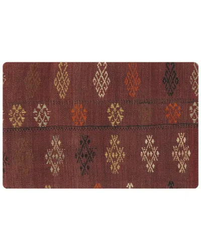 Pasargad Home Vintage Turkish Kilim Wool Pillow Case In Multi