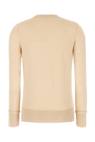 Chloé Crewneck Knitted Jumper In Neutral