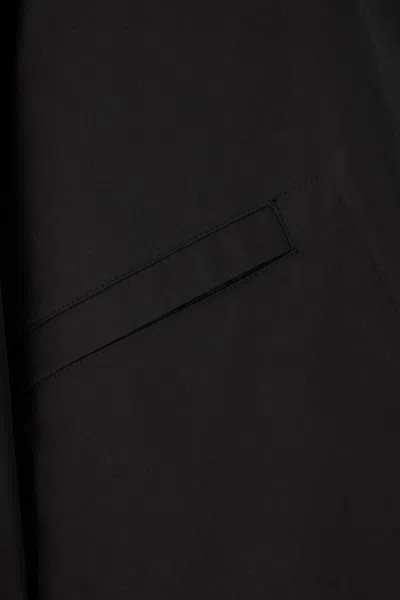 Jil Sander Women Black Cotton Windbreaker In Black