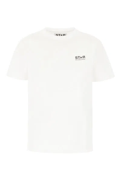 Golden Goose T-shirt And Polo Shirt In White