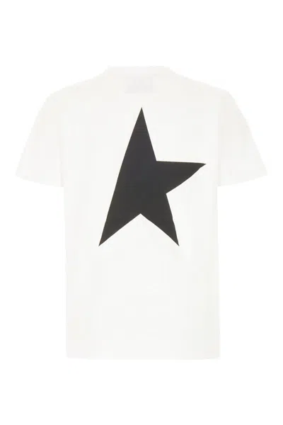 Golden Goose T-shirt And Polo Shirt In White