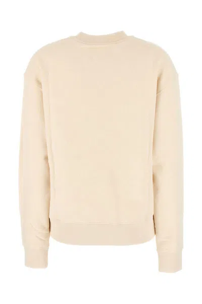 Jil Sander Ivory Cotton Sweatshirt In Neutral