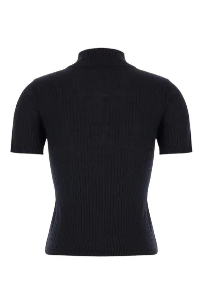 Max Mara Studio T-shirt In Black
