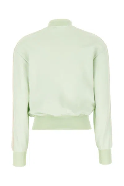 Palm Angels Classic Track Sweatshirt Green In Green