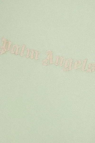 Palm Angels Classic Track Sweatshirt Green In Green
