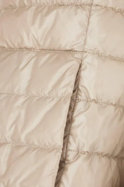 Herno Beige Nylon Down Reversible Jacket