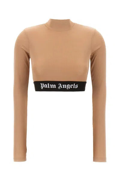 Palm Angels T-shirt In Brown