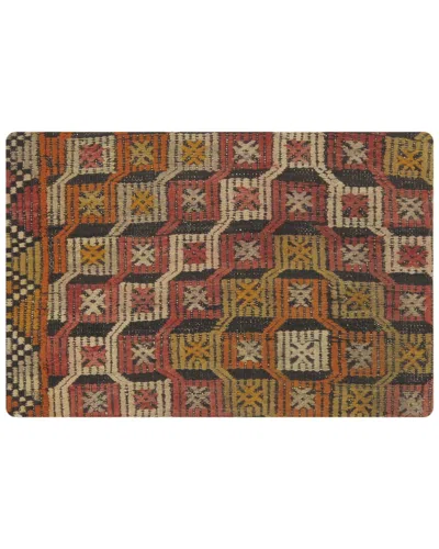Pasargad Home Vintage Turkish Kilim Wool Pillow Case