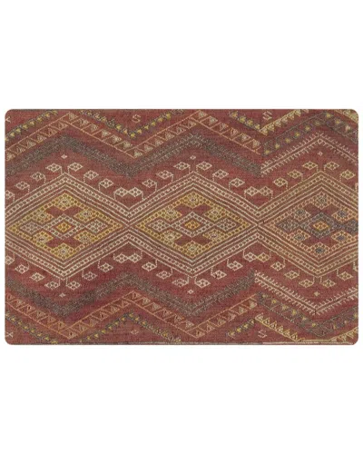 Pasargad Home Vintage Turkish Kilim Wool Pillow Case In Brown