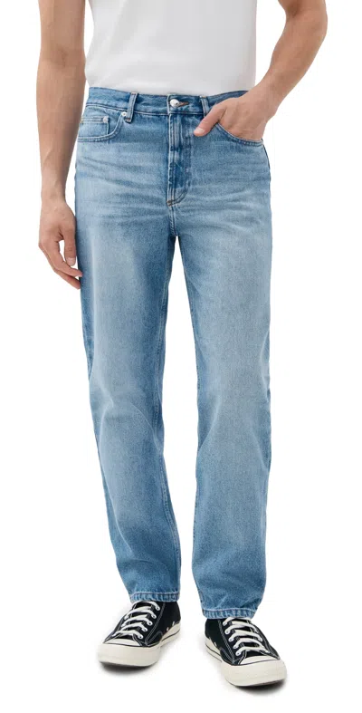 Apc A. P.c. Martin Jeans Iab Light Blue In Blue