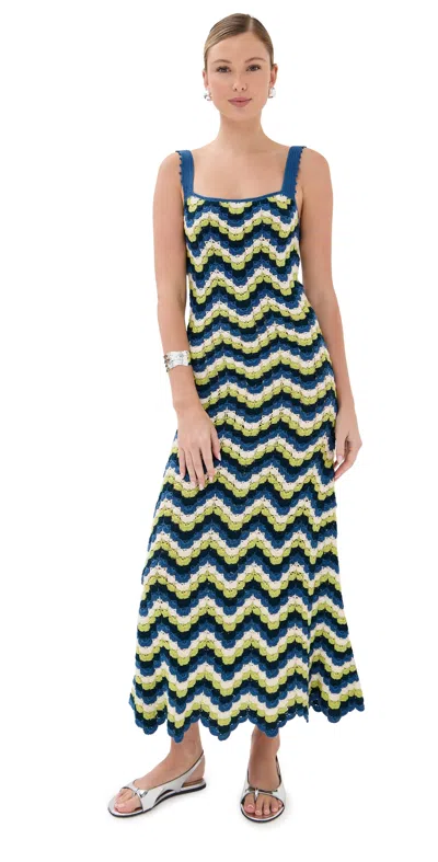 Escvdo Marea Crocheted Cotton Maxi Dress