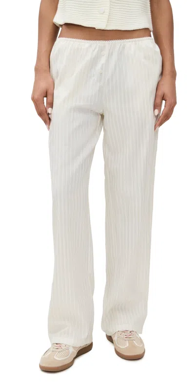 Lioness In Bloom Pants Ivory In Neutral