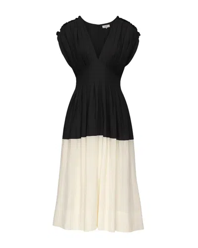 Sea Ny Nicola Ramie Tank Midi Dress
