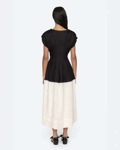 Sea Ny Nicola Ramie Tank Midi Dress