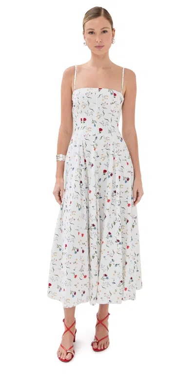 Azeeza Sable Midi Dress Multi Floral