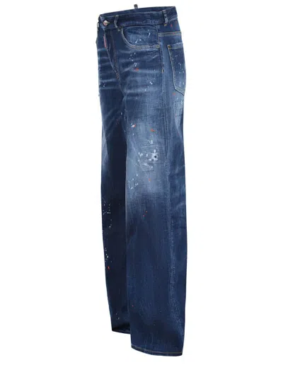 Dsquared2 "traveller" Jeans In Blue