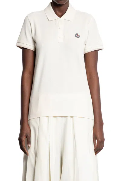 Moncler Short-sleeved Polo Shirt In Multi