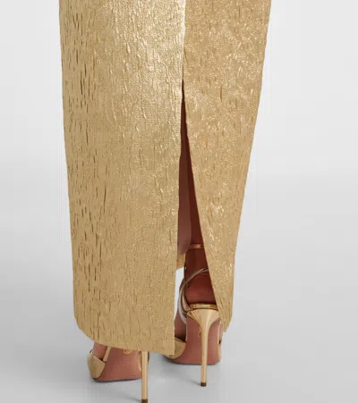 Emilia Wickstead Micheline Metallic Cloque Gown