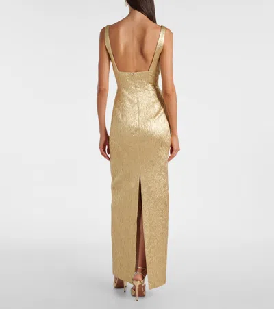 Emilia Wickstead Micheline Metallic Cloque Gown