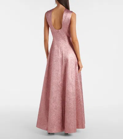 Emilia Wickstead Nodin Open-back Cloque Gown