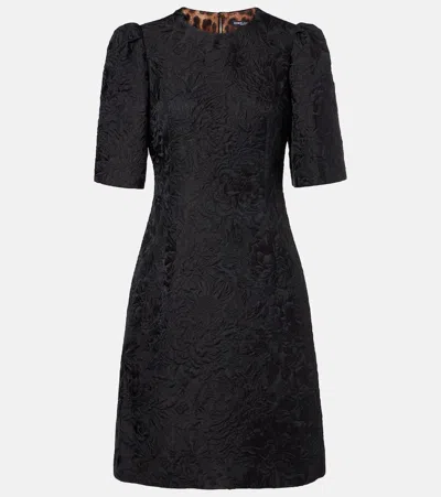 Dolce & Gabbana Cotton And Silk-blend Minidress