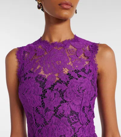 Dolce & Gabbana Lace Midi Dress