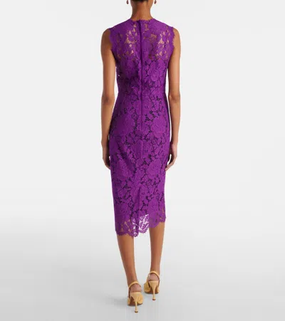 Dolce & Gabbana Lace Midi Dress