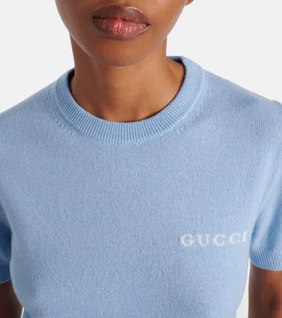 Gucci Short-sleeved Knitted T-shirt