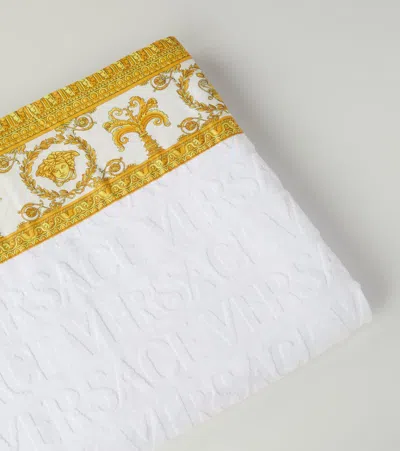 Versace Home Versace Allover Cotton Terry Beach Towel