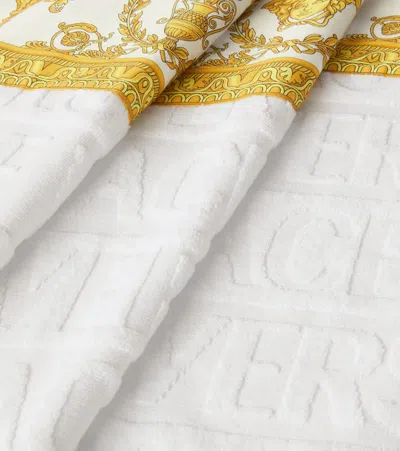 Versace Home Versace Allover Cotton Terry Beach Towel