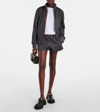 Gucci Gum Leather Ballet Flats In Black