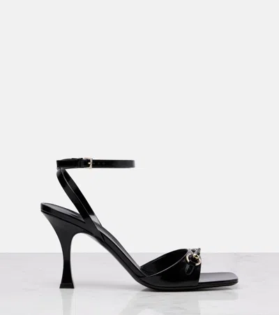 Gucci Selene Patent Leather Sandals