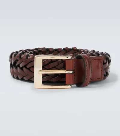Lardini Braided Leather Belt