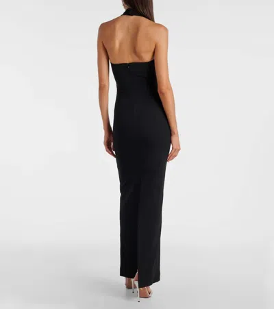 Solace London Illona Crepe Halterneck Gown