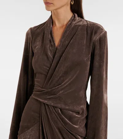 Rick Owens Wrap Midi Dress