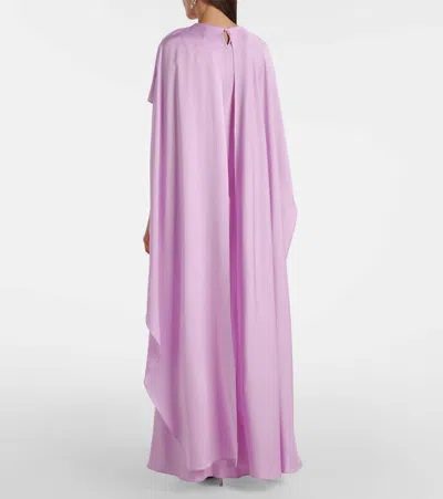 Simkhai Izel Draped Gown In Pink