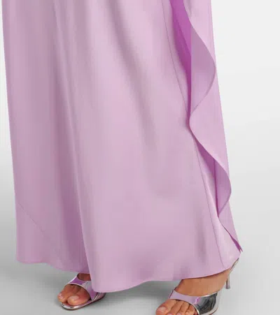 Simkhai Izel Draped Gown In Pink