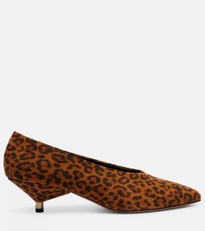 Isabel Marant Ebisa 45 Leopard-print Leather Pumps